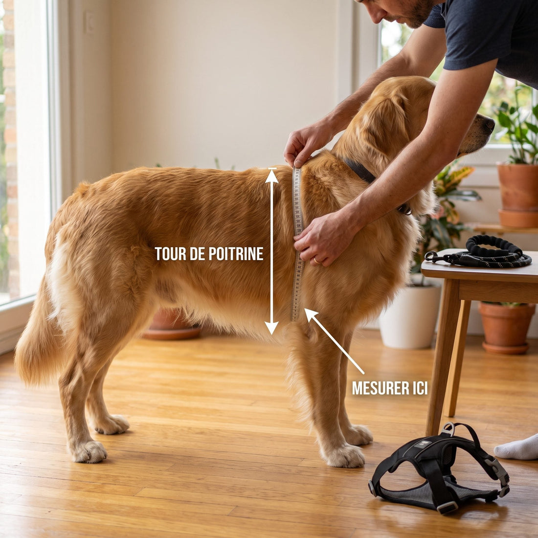 Comment choisir la taille de harnais pour son chien