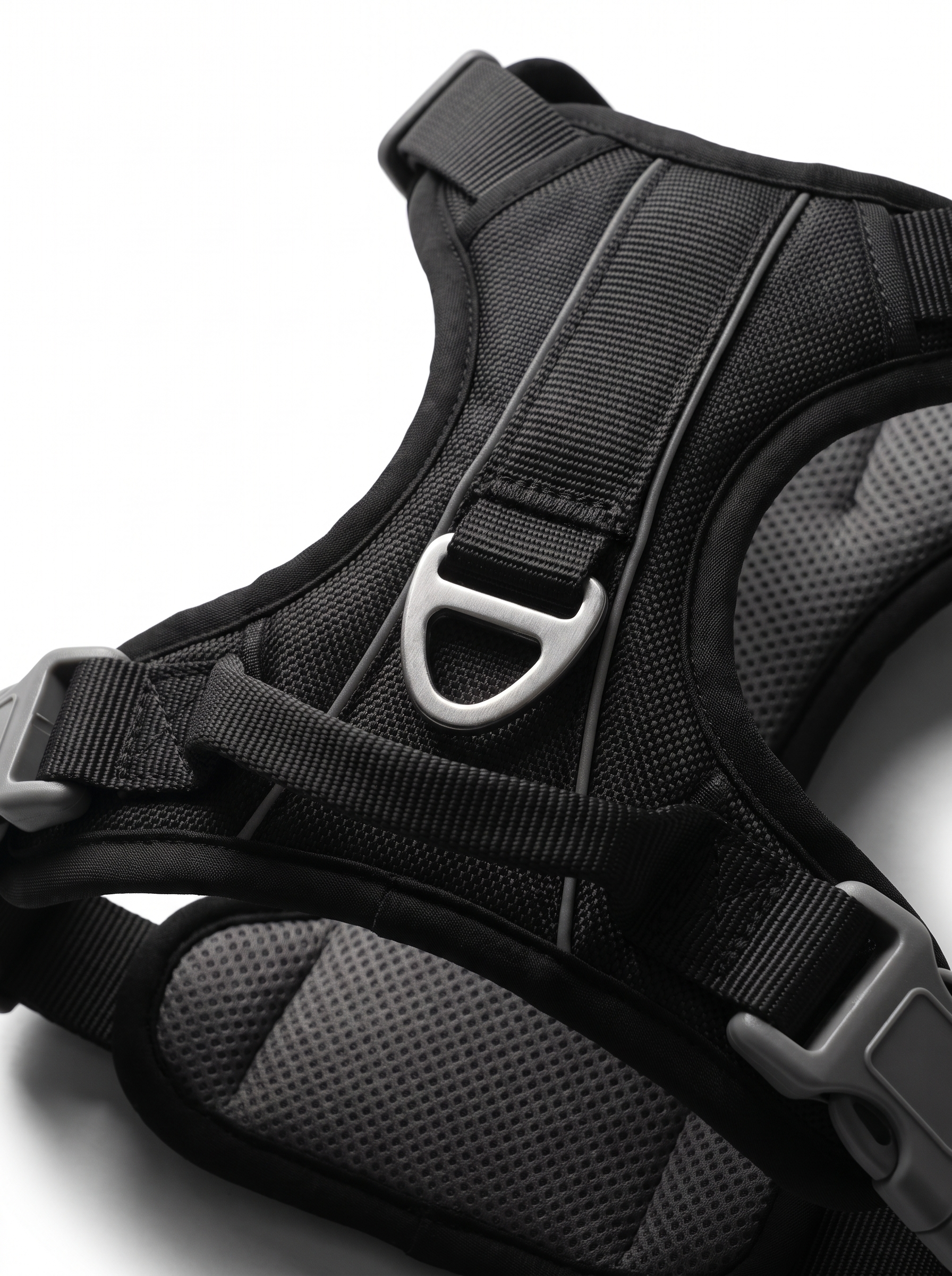 Harnais anti-traction chien — clip poitrail, forme en Y
